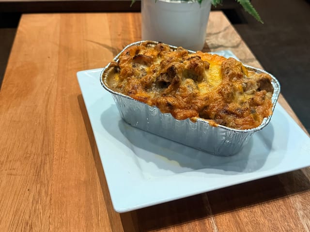 Jerk Chicken Mac & Cheese.