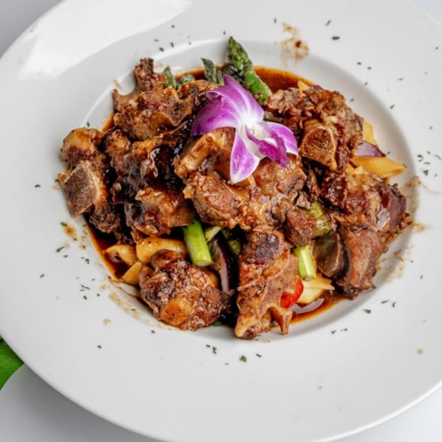Oxtail Rasta Pasta.