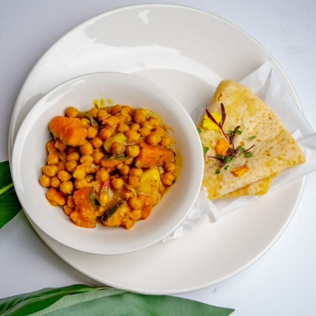 Curry Pumpkin Roti.
